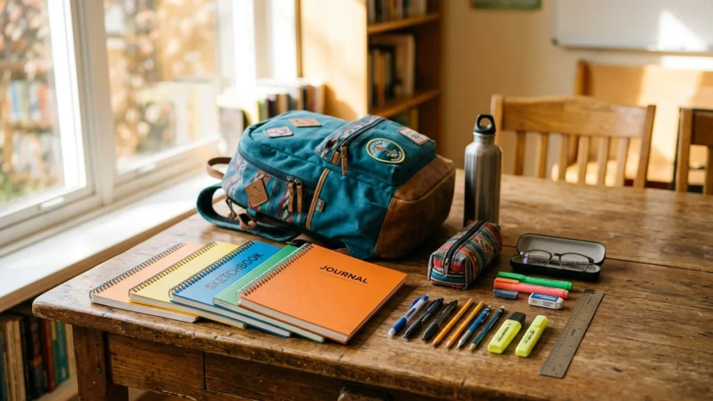 Fournitures scolaires cartable cahiers stylo allocation rentree 2026