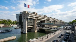 Bâtiment du ministère de l'Économie et des Finances à Bercy Paris pour le budget 2027