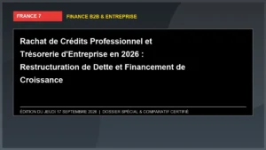 Rachat de Crédits Professionnel et Trésorerie d'Entreprise en 2026 : Restructuration de Dette et Financement de Croissance