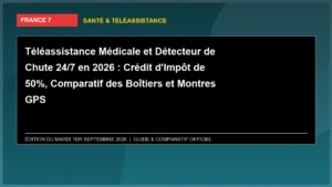 Téléassistance Médicale et Détecteur de Chute 24/7 en 2026 : Crédit d'Impôt de 50%, Comparatif des Boîtiers et Montres GPS
